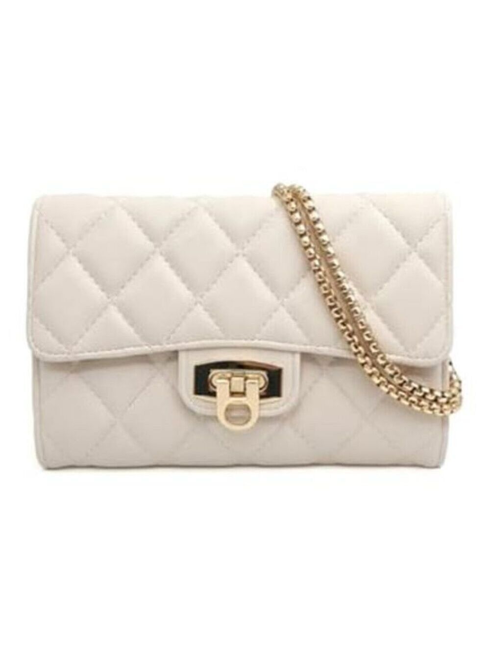 Small White Quilted Clutch Purses Women